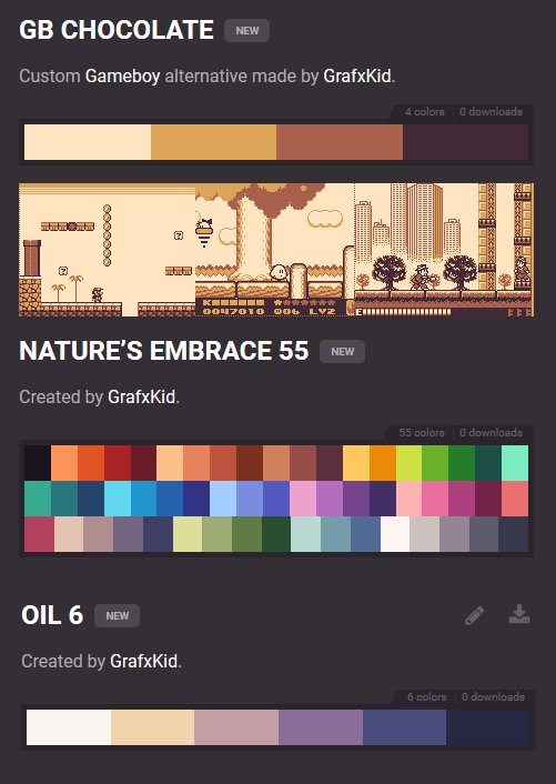 Download Graphicsgale Palette